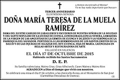 María Teresa de la Muela Ramírez